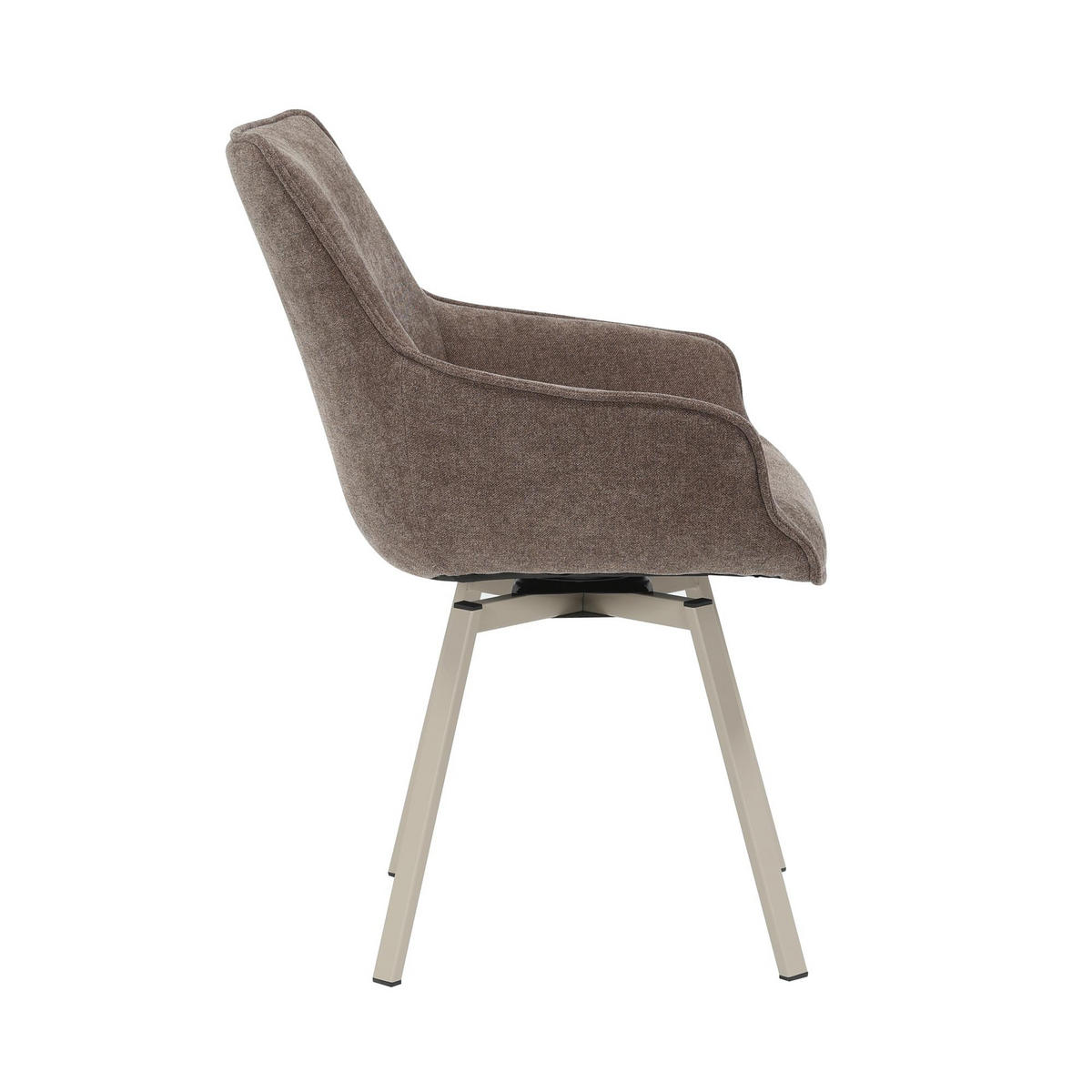 ESSZIMMERSTUHL Mees Braun 62.5/57/86.5 cm 2-er Set - Braun, Textil (57/86.5/62.5cm) - Starfurn