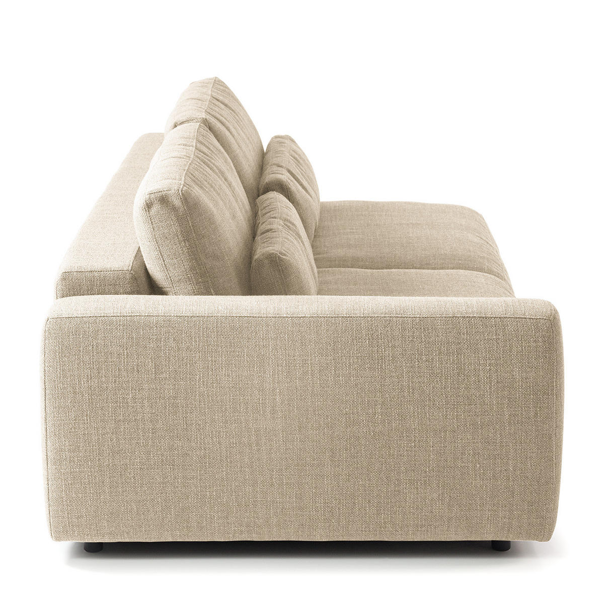 3-SITZER MODULSOFA - Beige, Textil (228/80/117cm) - home24