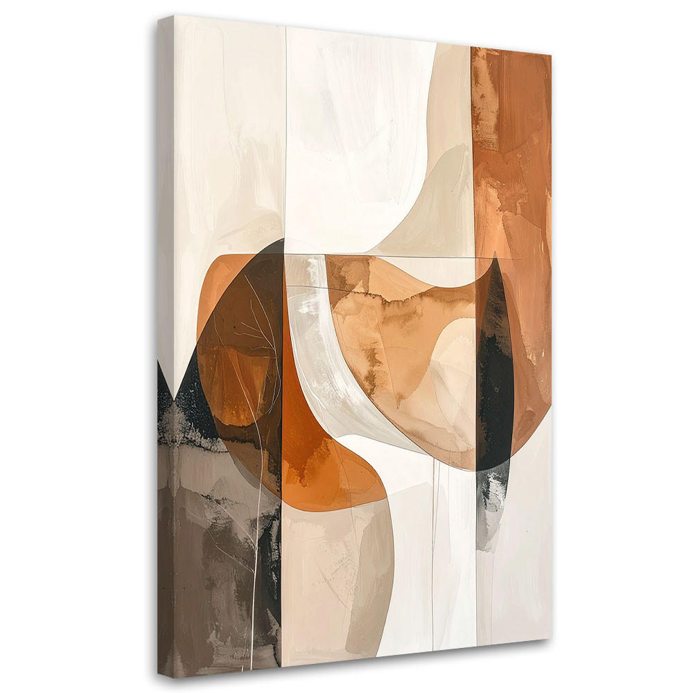 LEINWANDBILD Abstraktion 20x30cm - Beige, Textil (20/30cm) - Feeby