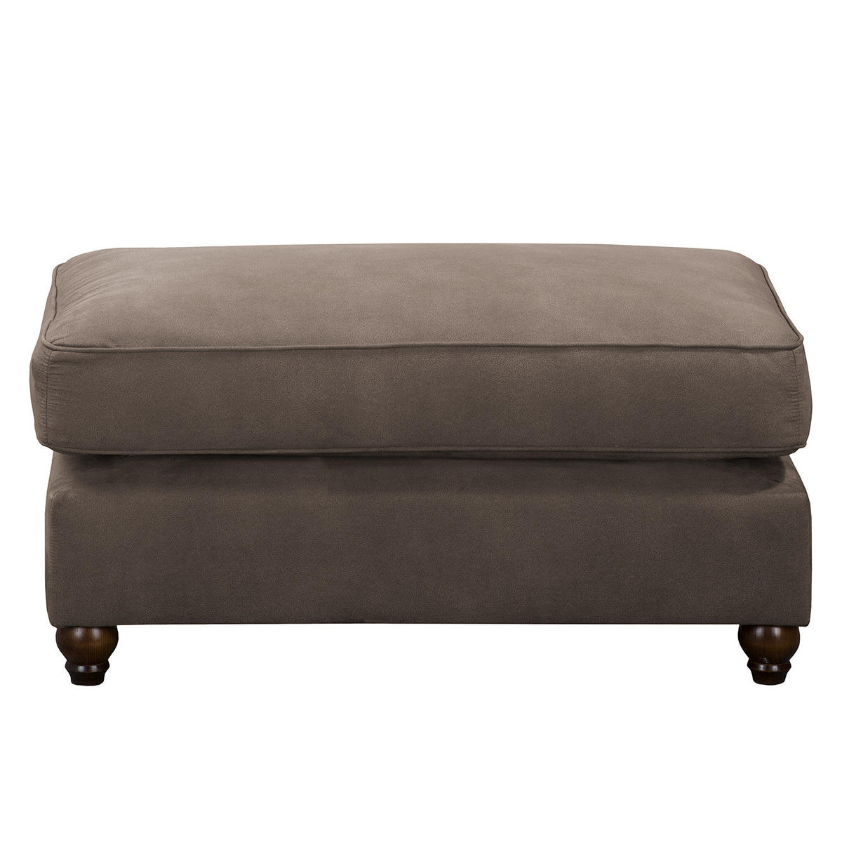 2-SITZER SOFA - Antiklederlook - Dunkelbraun, Textil (210/90/93cm) - home24