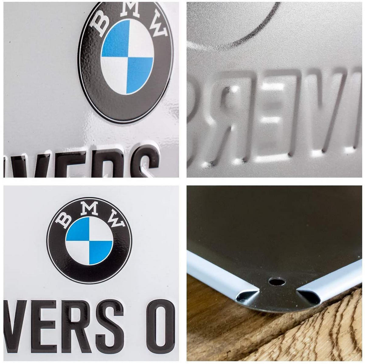 HÄNGESCHILD 10/20 cm BMW Drivers Only - Multicolor, Metall (20/10/0.2cm) - Nostalgic-Art