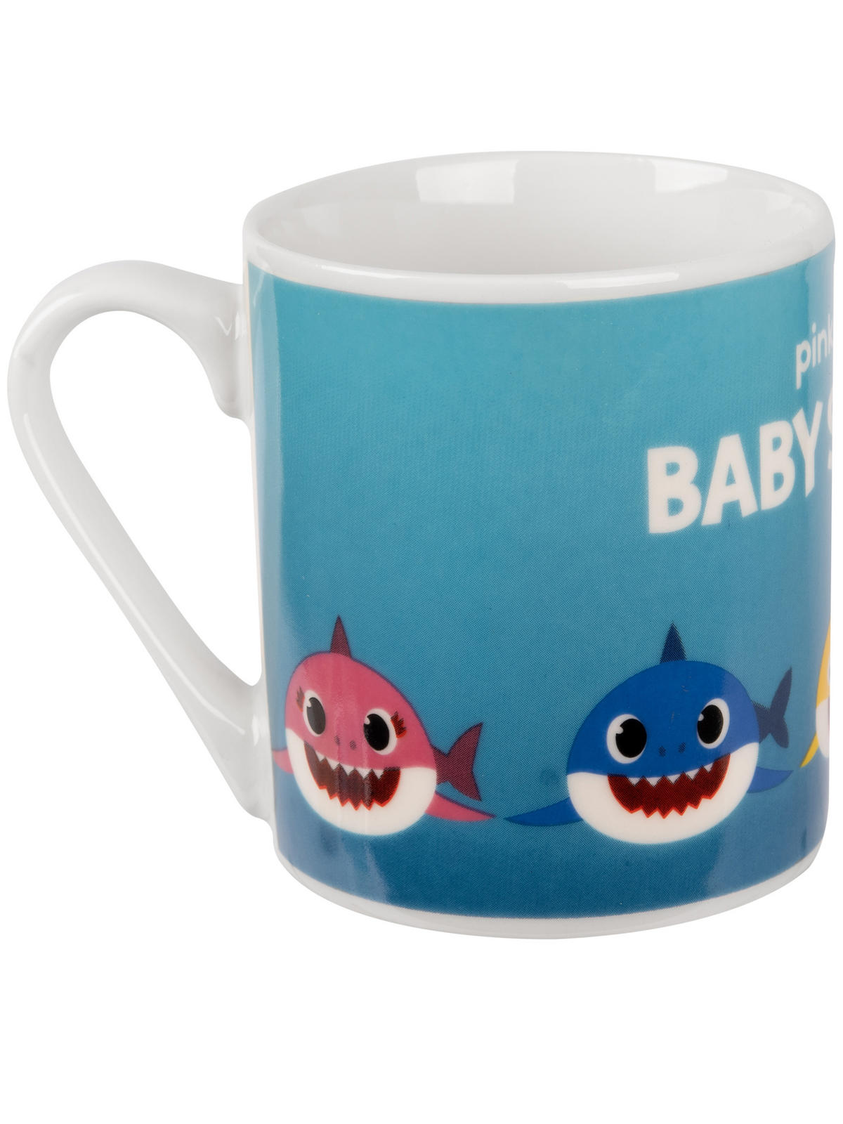 BECHER Baby Shark 5 Sharks Blau 230 ml - Blau, Keramik (0.23L) - United Labels