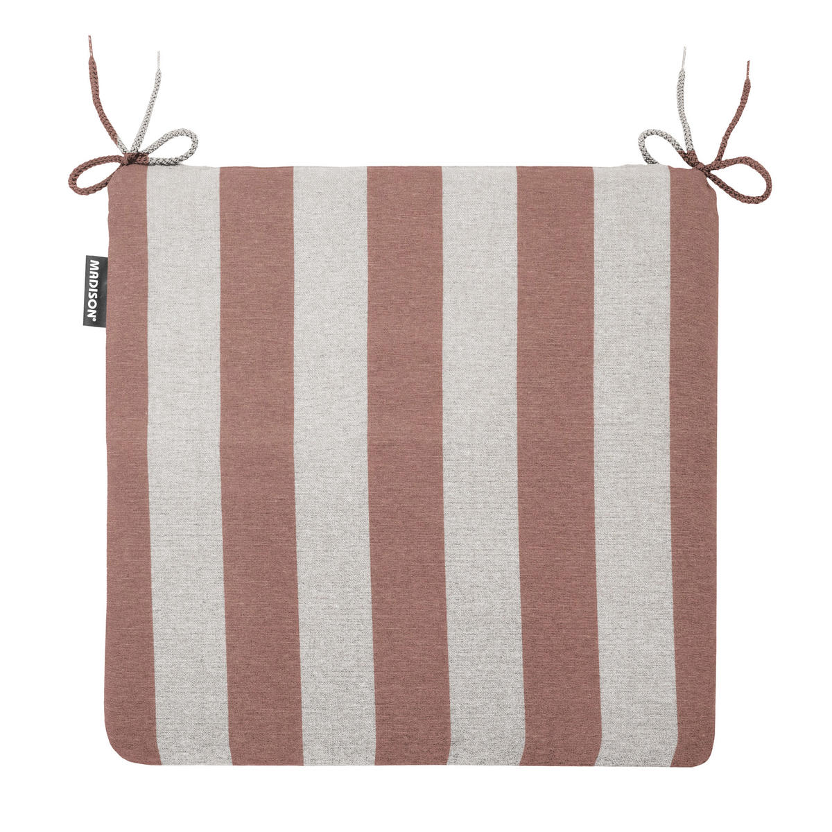 SITZKISSEN Amora - Braun - 40/40/4,5 cm - 4er-Set - Braun, Textil (40/4/40cm) - Madison