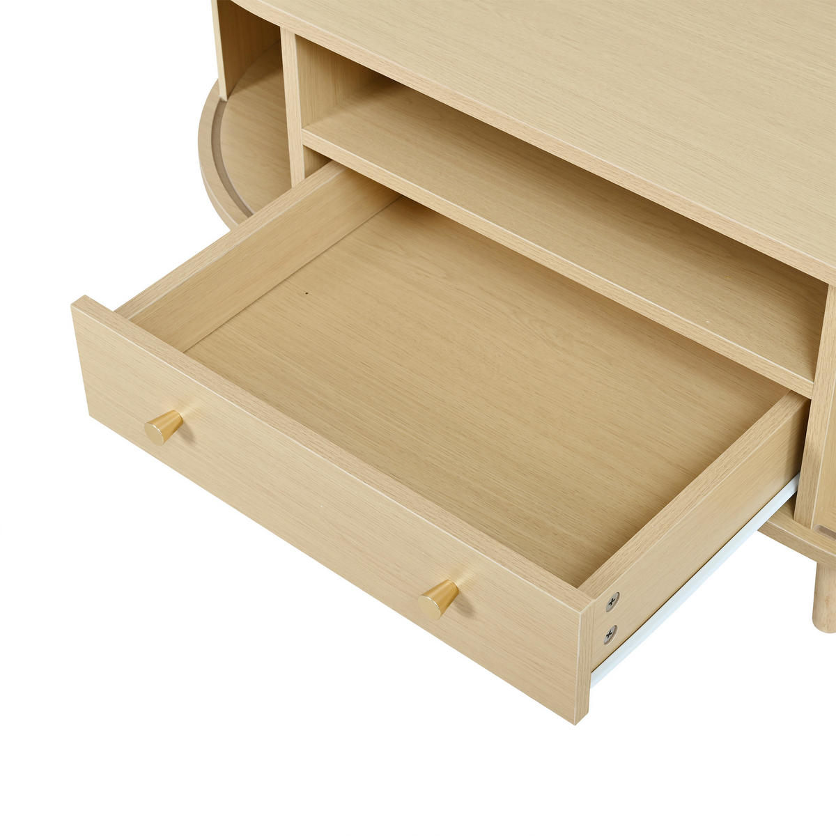 COUCHTISCH Holzfarbe - Naturfarben, Holzwerkstoff (100/50/36cm)