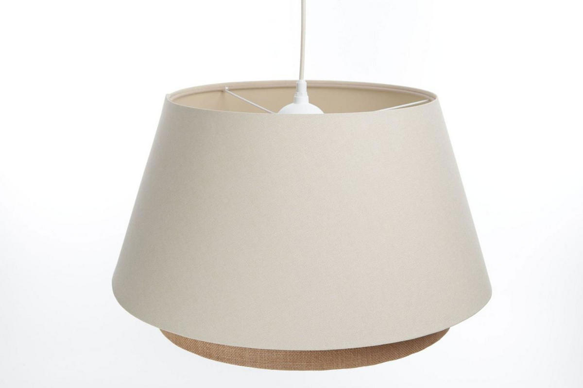 HÄNGELEUCHTE Beige 50/30 cm - Beige, Kunststoff (50/1.3/30cm) - ONZENO