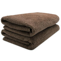 SAUNATUCH, 2er-Set, 70x200 cm, 100% Baumwolle, Braun - Braun, Textil (70/200cm) - Zollner