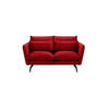 ZWEISITZER-SOFA Layla-Velluto 7 - Rot, Holz/Textil (171/95/98cm)