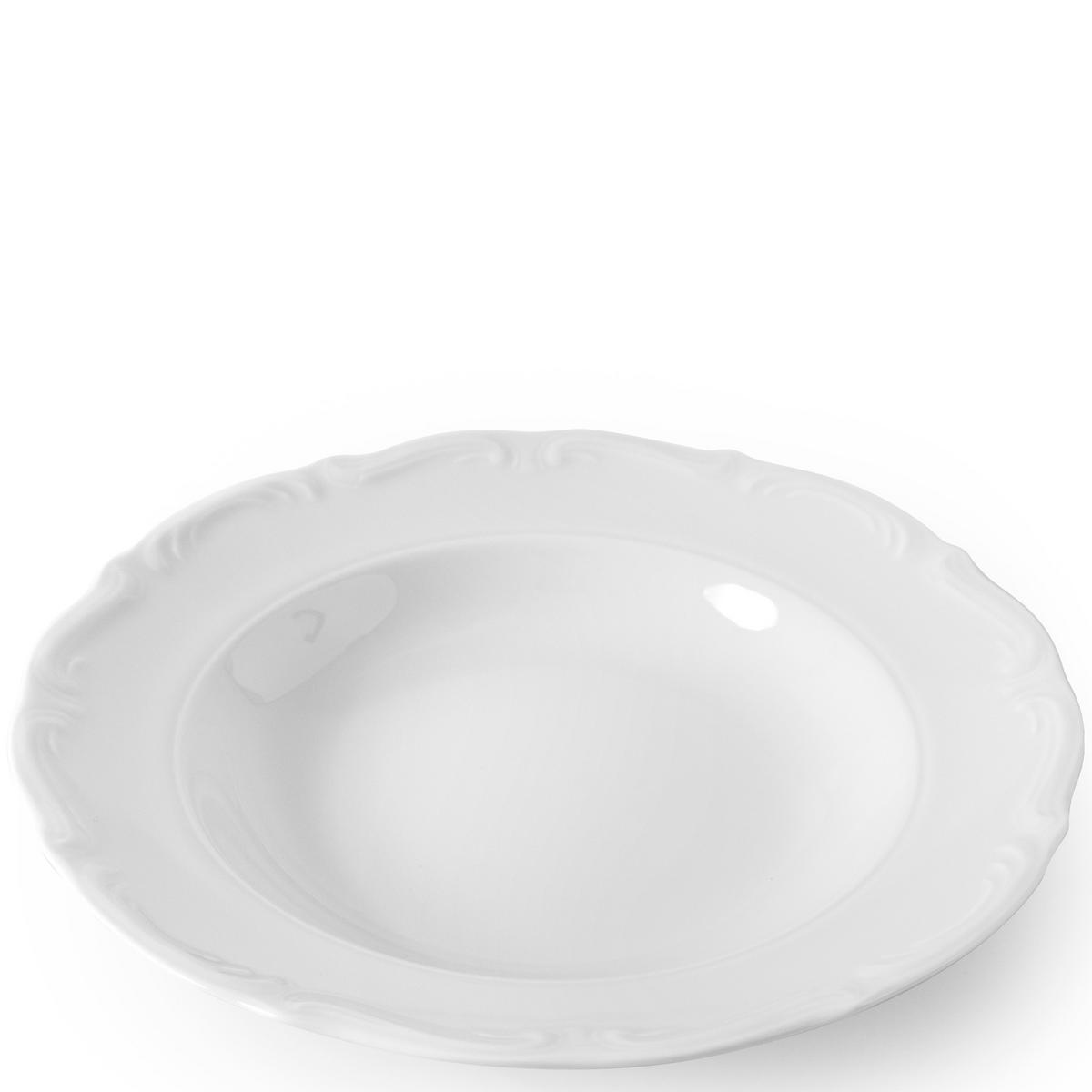TAFELSERVICE 6 Personen Chodziez MARIA TERESA 18-tlg - Weiß, Keramik (25/2/25cm) - KONSIMO®
