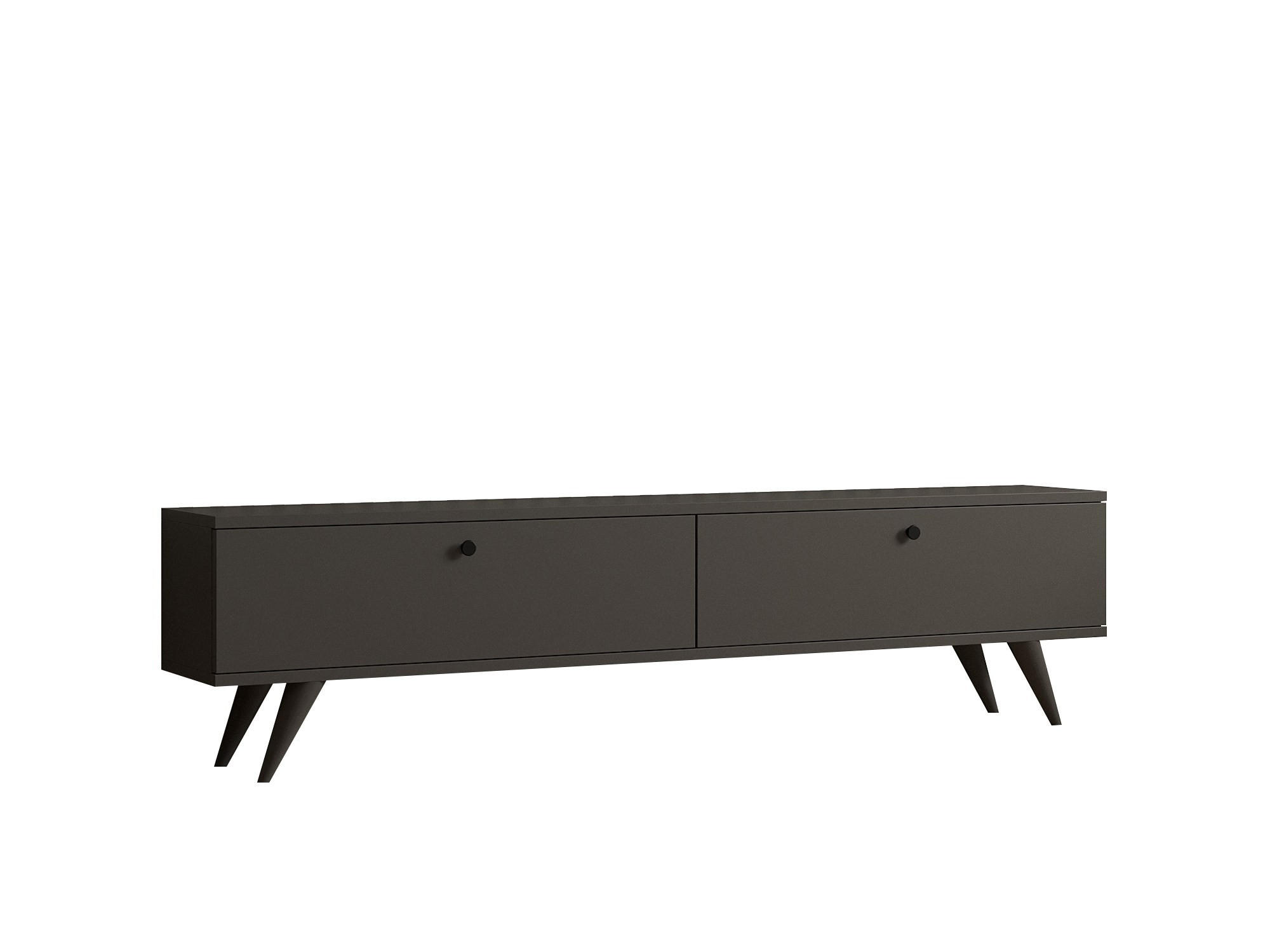 TV-MÖBEL Parlak Anthrazit - Anthrazit, Holz (160/40/25cm) - Habitat Garten