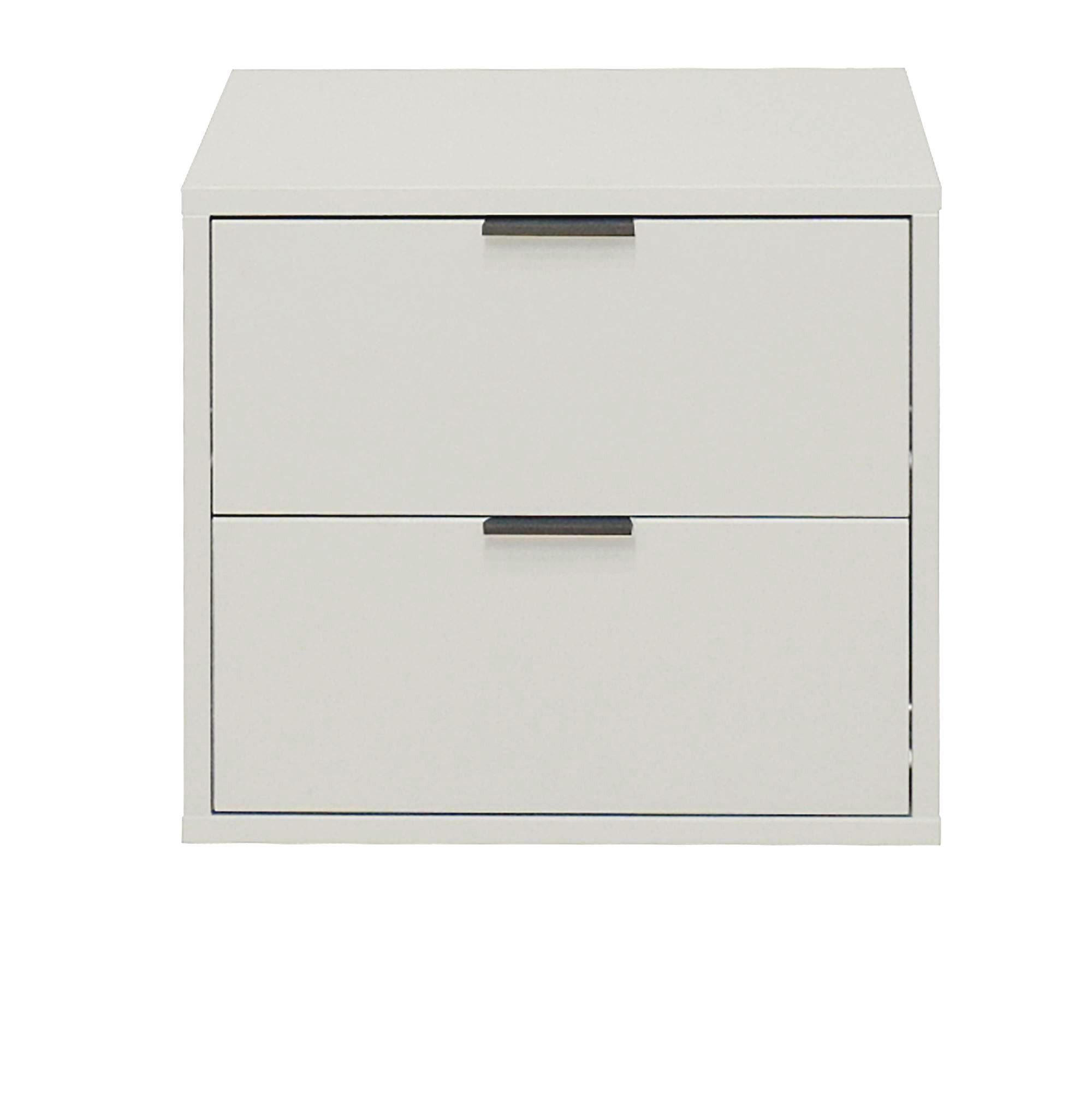 KOMMODE Erna 51x45x47 Kreidegrau matt Lack - Hellgrau, Holzwerkstoff (51/47/45cm) - 58aufmkessel