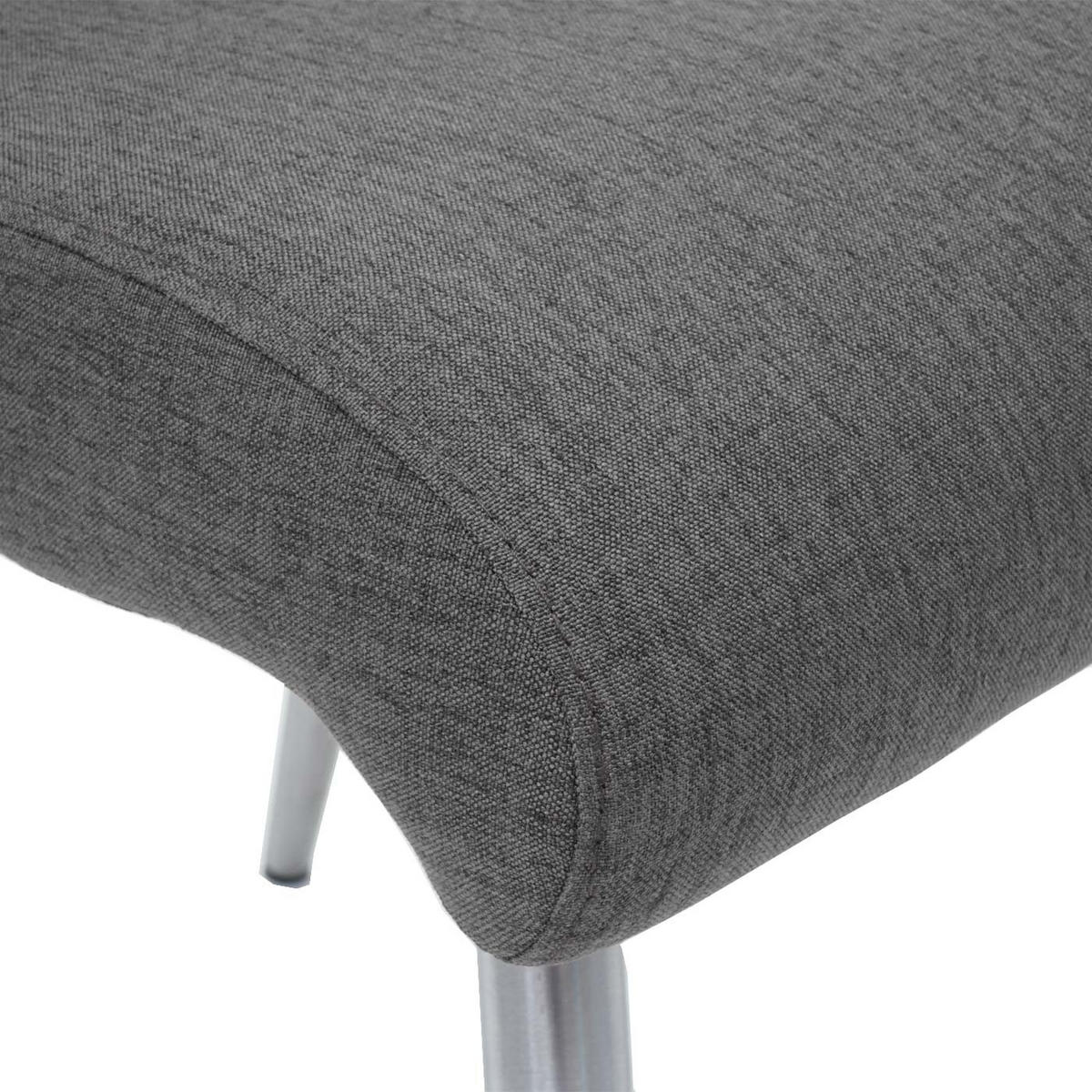 ESSZIMMERSTUHL Grau, Braun 2er-Set - Braun/Grau, Textil (68/97/64cm) - Jamb