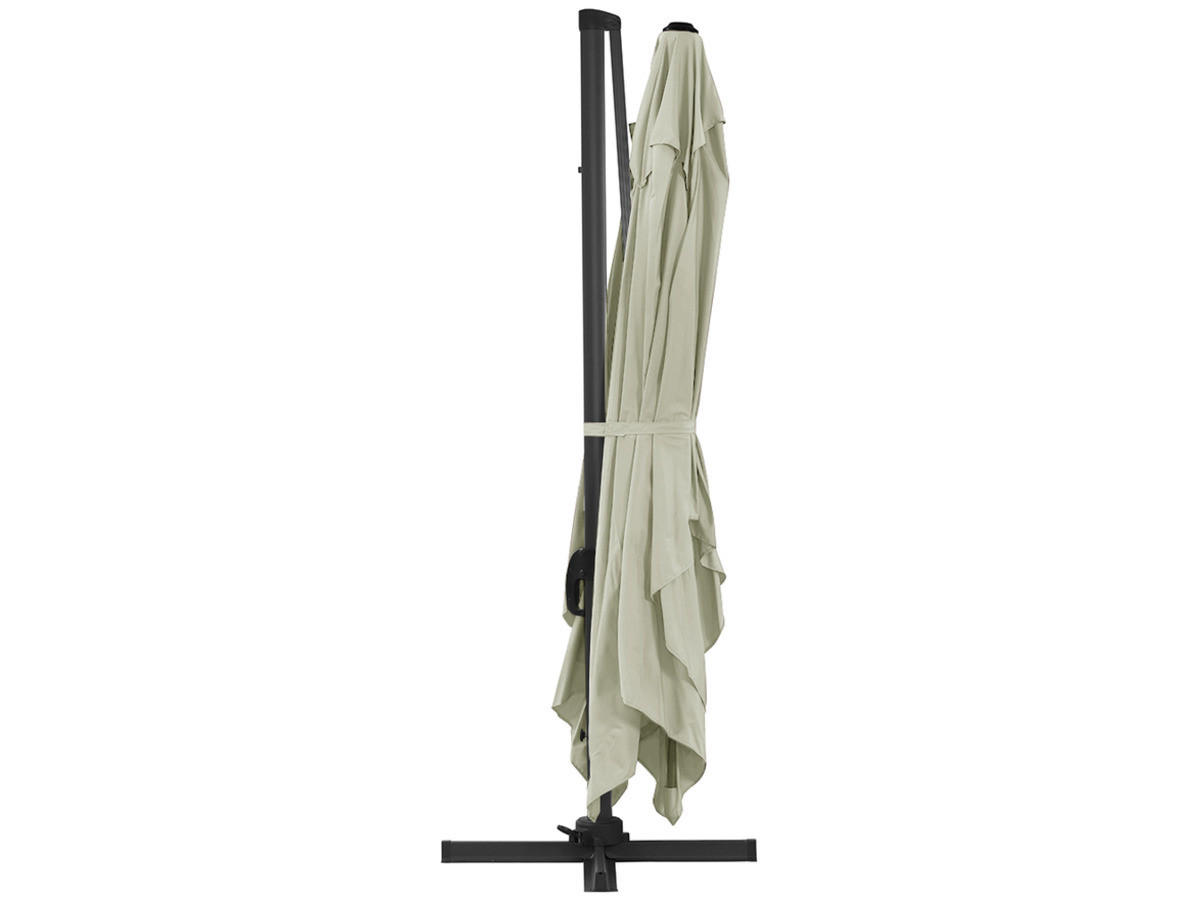 SONNENSCHIRM sun 4 Ekru - Beige, Metall (400/300cm) - Habitat Garten