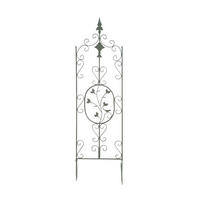 RANKGITTER Falk 35x1x122cm Metall Antik-Grün Rankhilfe - Grün, Metall (35/122/1cm) - DELUKE