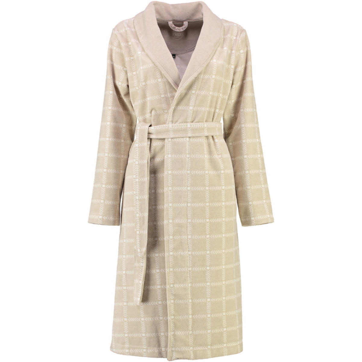 BADEMANTEL DAMEN SCHALKRAGEN VANJA SIENA - 002 - Grün, Textil (XSnull) - Vossen