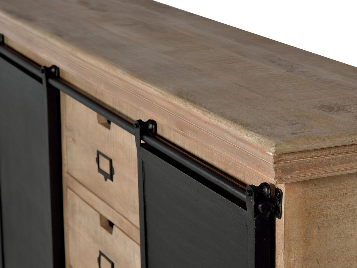 SIDEBOARD aus Akazienholz - Braun, Holz (40/85/160cm) - Giner y Colomer