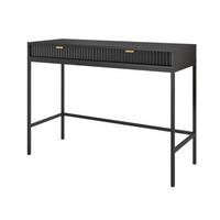 KONSOLENTISCH Schwarz NEW Schwarz Mit Metallgestell - Schwarz, Holzwerkstoff (50/50/77cm) - Sepro Meble