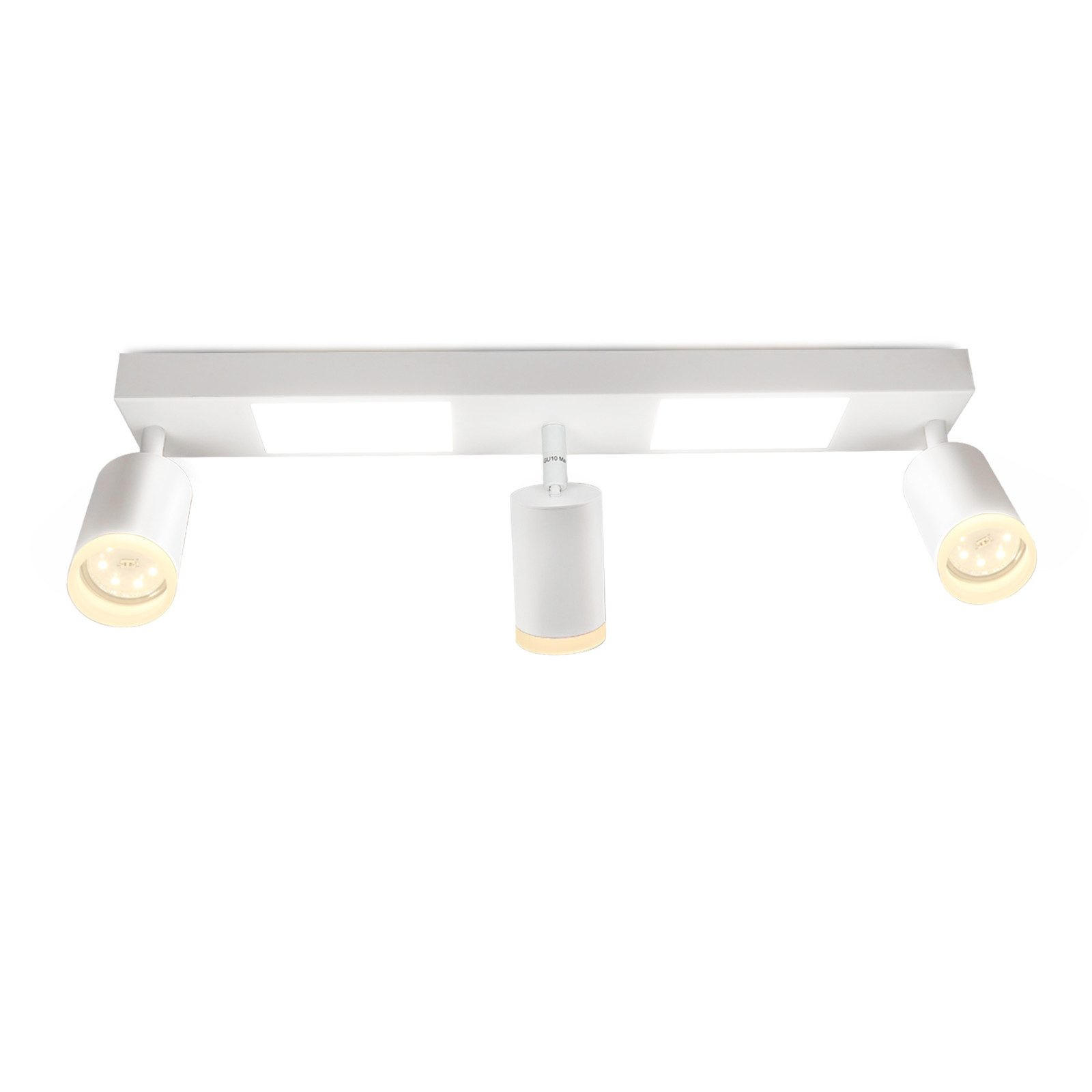 STRAHLER Frankenhausen 3-flammig 51/8/16.9 cm - Weiß, Metall (51/8/16.9cm) - Nettlife