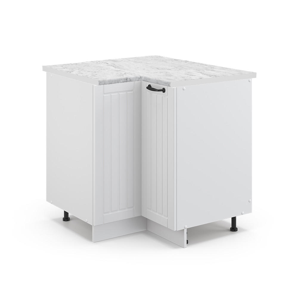 Vicco Eckunterschrank Weiß, Weiß 80.5x82x60 cm