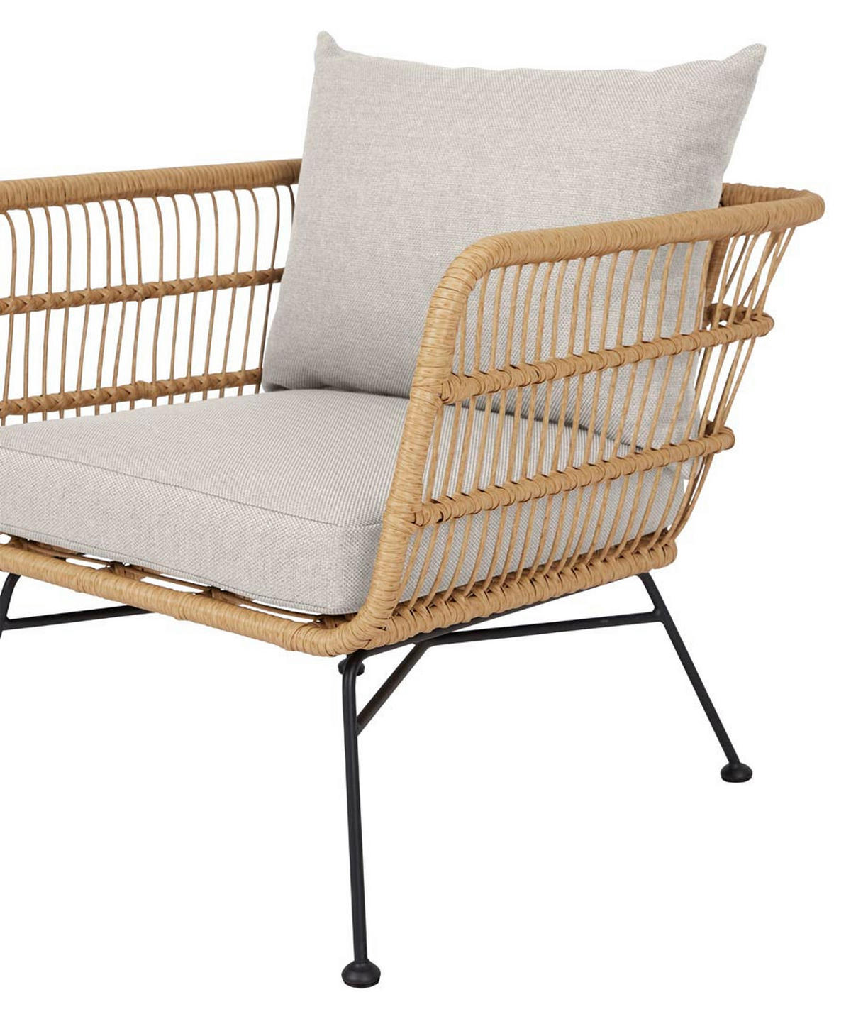 GARTENSTUHL 2er Set Beige - Beige, Metall (68/65/72cm) - ebuy24