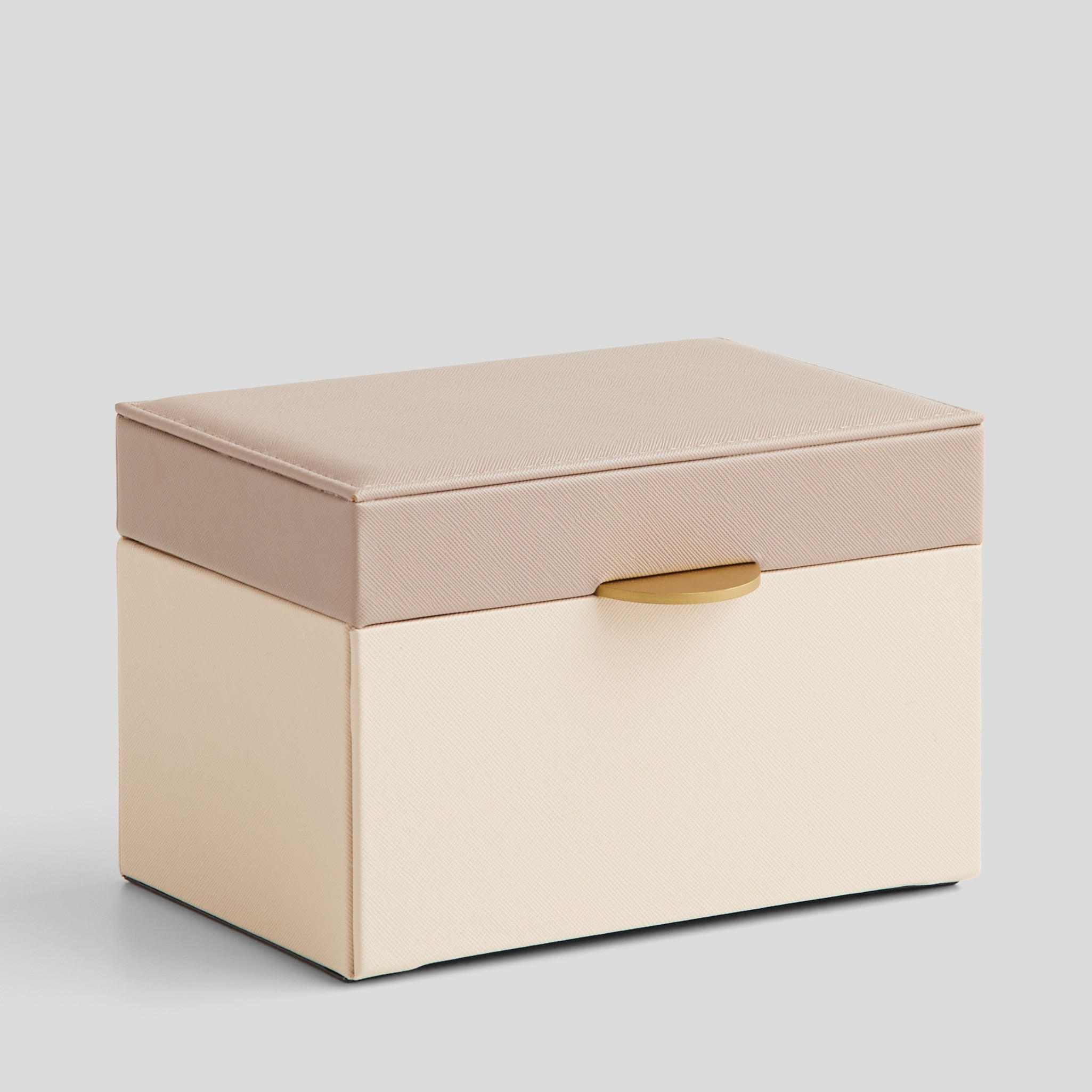 SCHMUCKKÄSTCHEN Enorma - Beige, Kunststoff (19.5/12.5/13cm) - home&you