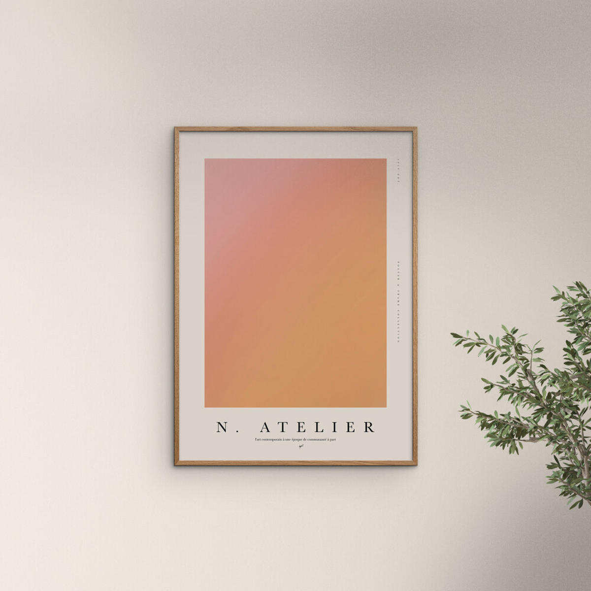 POSTER Poster & Frame - Collection - N. Atelier | Poster & Frame 002 - Orange, Papier (70/100/0.1cm) - Poster&Frame
