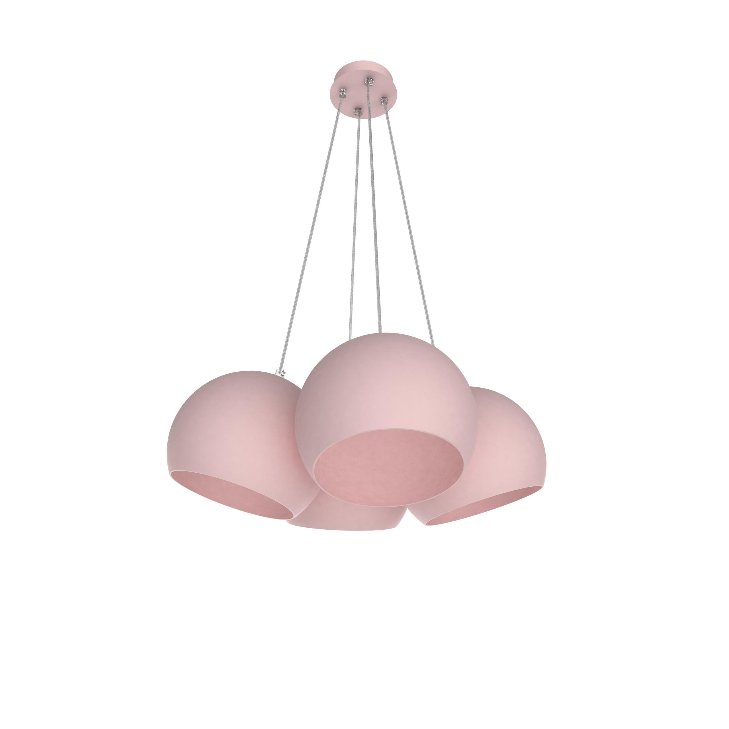 Lumicom Hängeleuchte Pink 25x20x25 cm