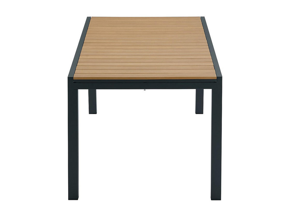 GARTENTISCH - 8 -Sitzer - Aluminium - anthrazitgrau - MACILA - Anthrazit, Metall (90/230/74cm) - Vente-Unique