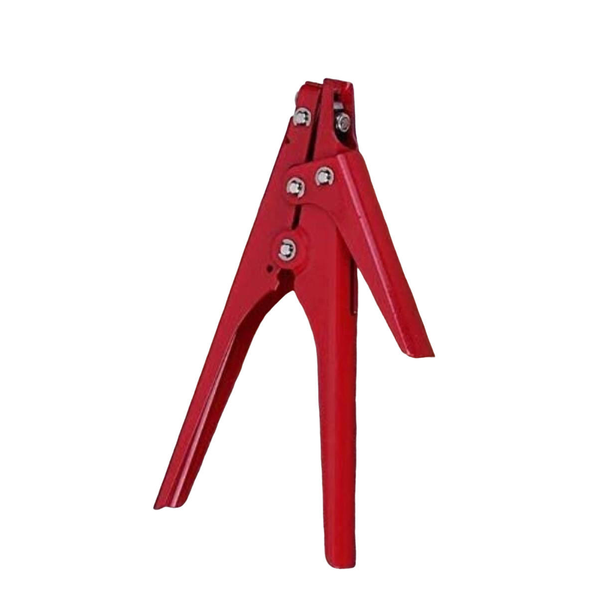 ZANGE – Einstellbare Spannung, geeignet für selbstspannende Schlauchschellen. - Rot, Metall (20/15/1cm) - DCA