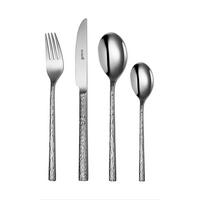 BESTECKSET Lausanne - 18/10 Edelstahl - 24-teilig / 6 Personen - Silberfarben, Metall - Sola