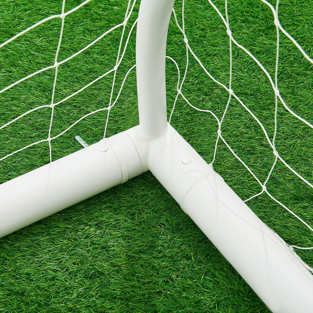 FUSSBALLTOR 300x200 cm inkl. Tragetasche - Weiß, Kunststoff (300/120cm) - Artsport