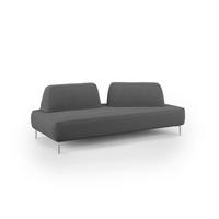 LINEARSOFA Newton - Anthrazit, Textil (167/42/115cm) - Divani.store