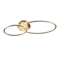 LED-DECKENLEUCHTE Lowe 23.5/62.5/9cm - Silberfarben, Metall (62.5/23.5/9cm) - Nettlife