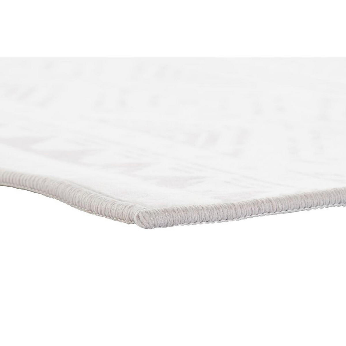 TEPPICH Beige Weiß Ikat (200 x 290 x 0,4 cm) - Beige, Kunststoff (200/290cm) - DKD Home Decor