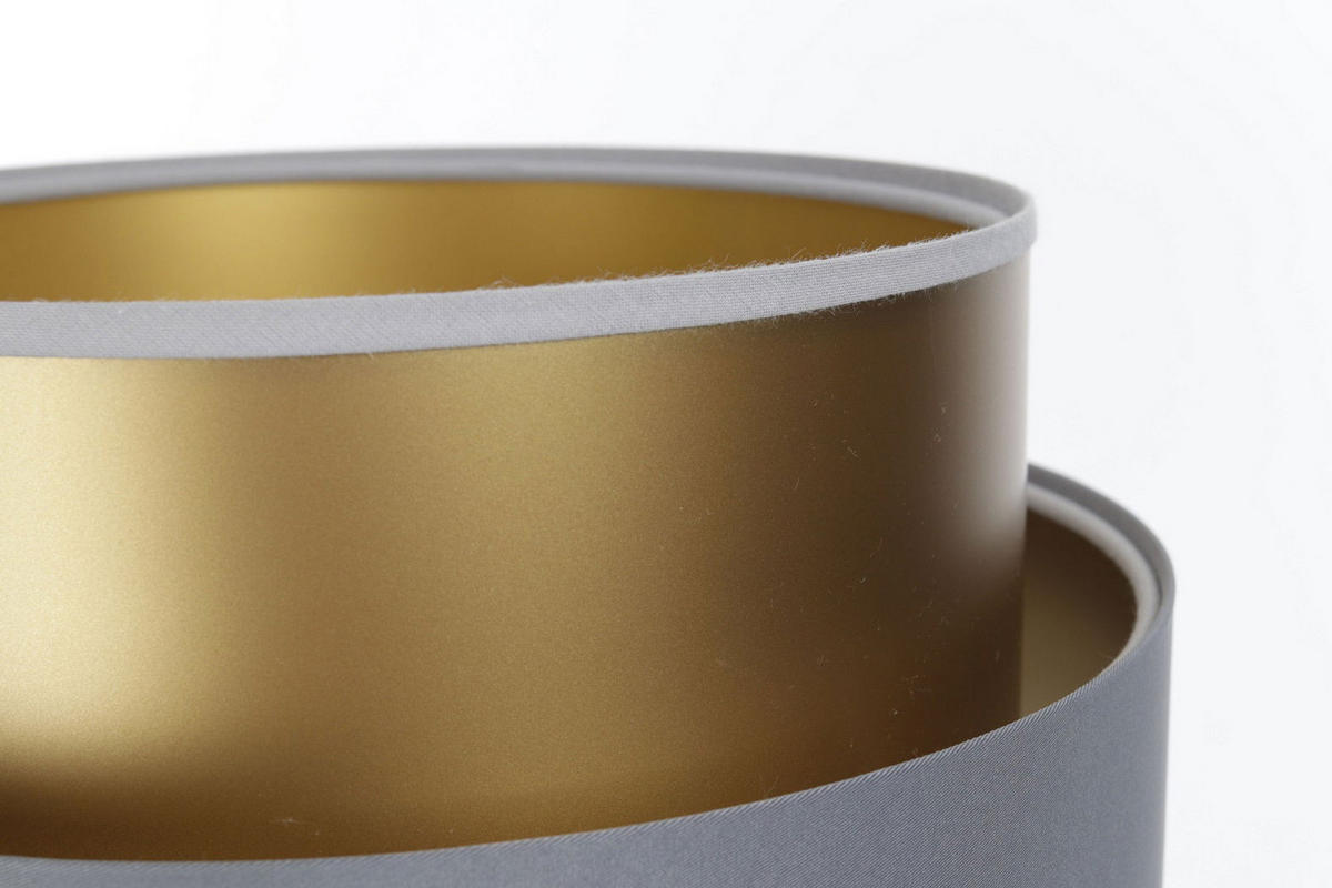 TISCHLAMPE Grau 30/45 cm - Weiß, Kunststoff (30/0.7/45cm) - ONZENO