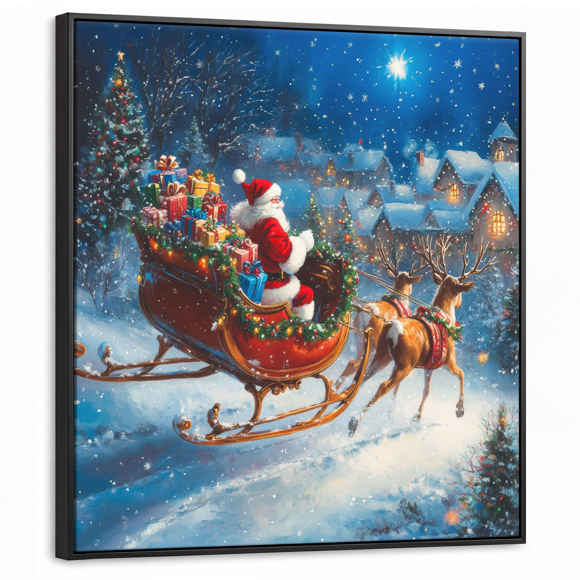 MuchoWow Leinwand Cognac 90x90 cm