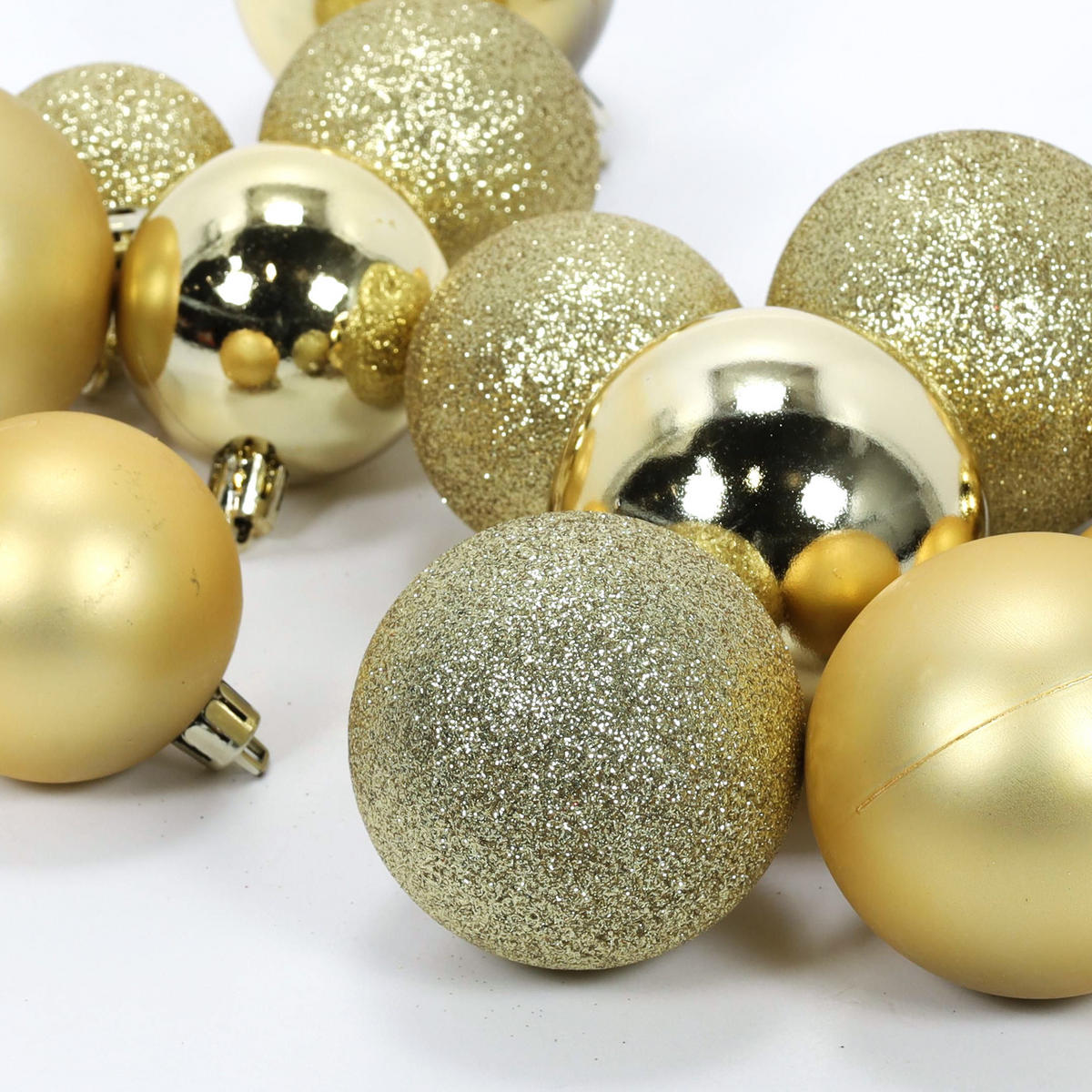 WEIHNACHTSKUGELN Set 70er-Set - Goldfarben, Kunststoff (28/16/37cm) - Home Styling Collection