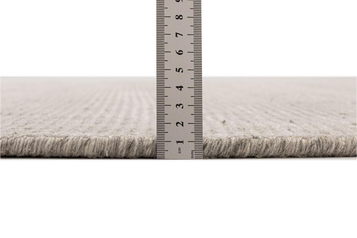 HANDWEBTEPPICH Venus 150x150 cm - Beige, Textil (150/150cm) - THEKO