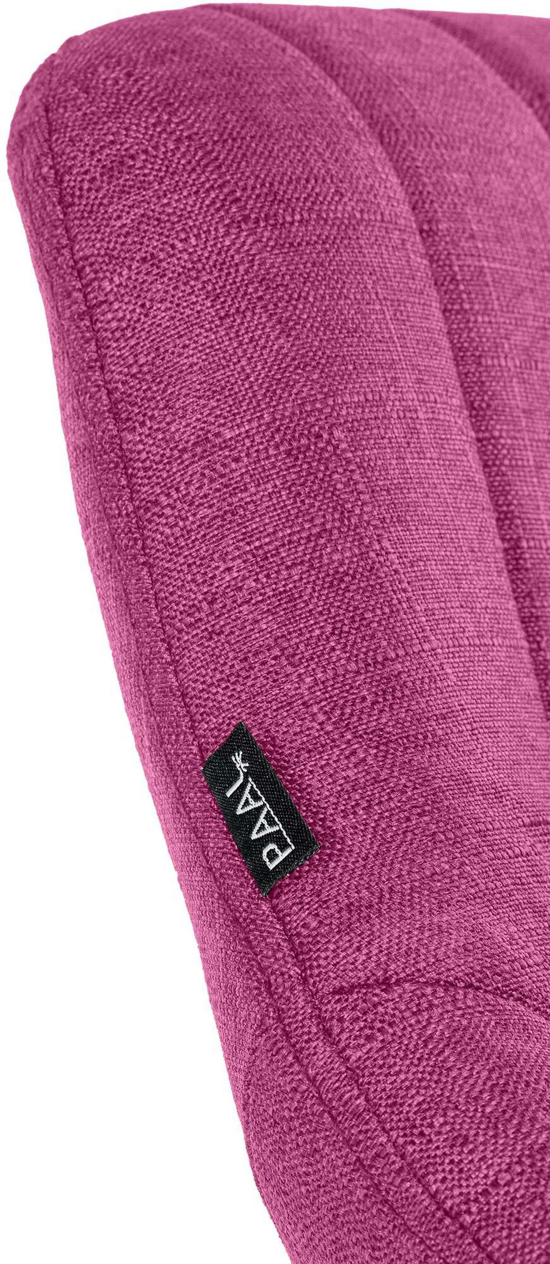 BARHOCKER Stoff lila - Lila/Weiß, Textil/Metall (46.5/85/48cm) - CLP