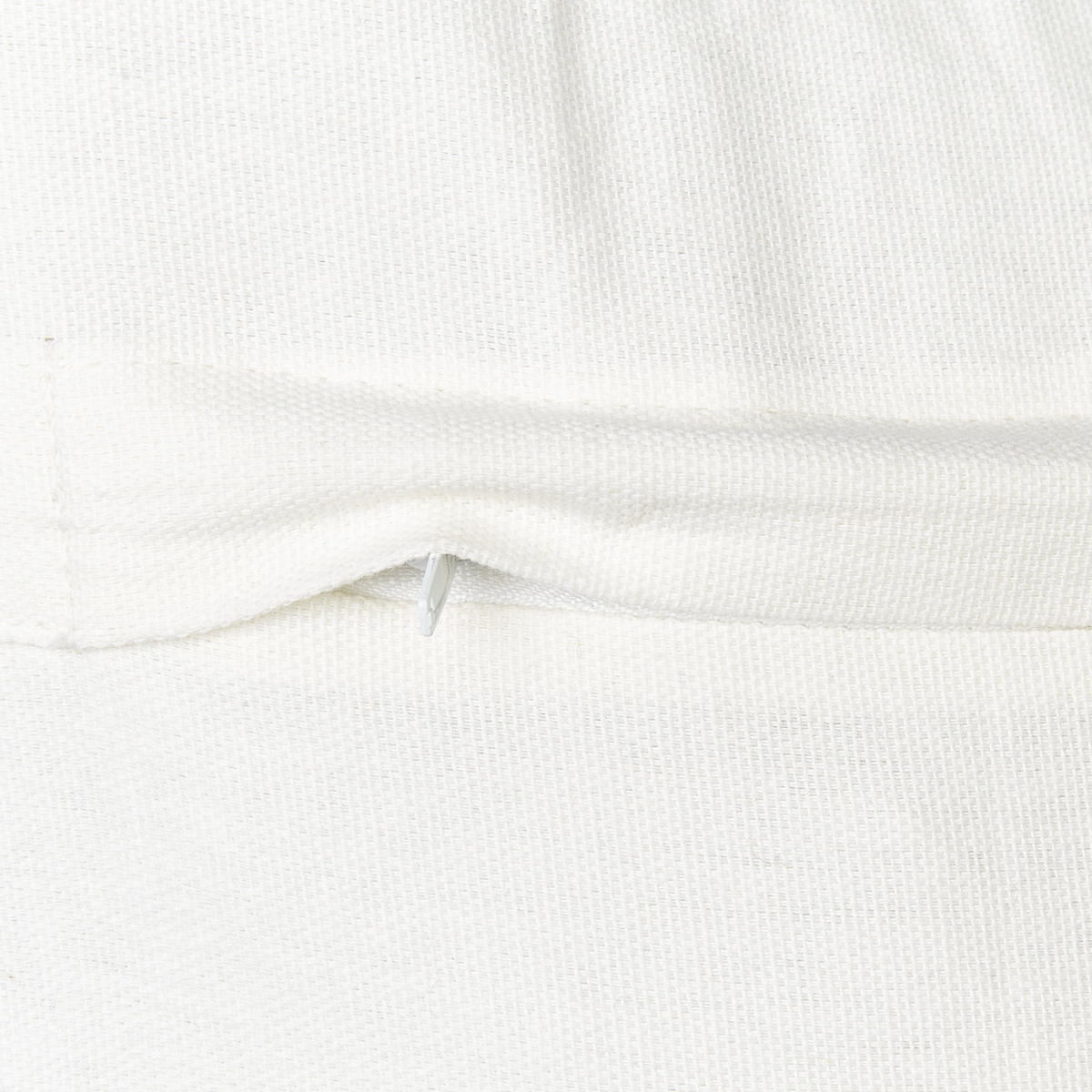 DEKOKISSEN 2er-Set Weiß 45/45 cm Cadetia - Weiß, Textil (45/45cm) - Beliani