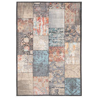 VINTAGE DESIGNERTEPPICH FINESSE BAROCK PATCHWORK - Multicolor, Textil (80/150cm) - Pergamon