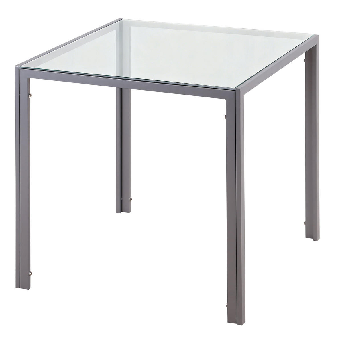 ESSTISCH Grau 1 Stück - Grau, Naturmaterialien (75/75/75cm) - GiPP