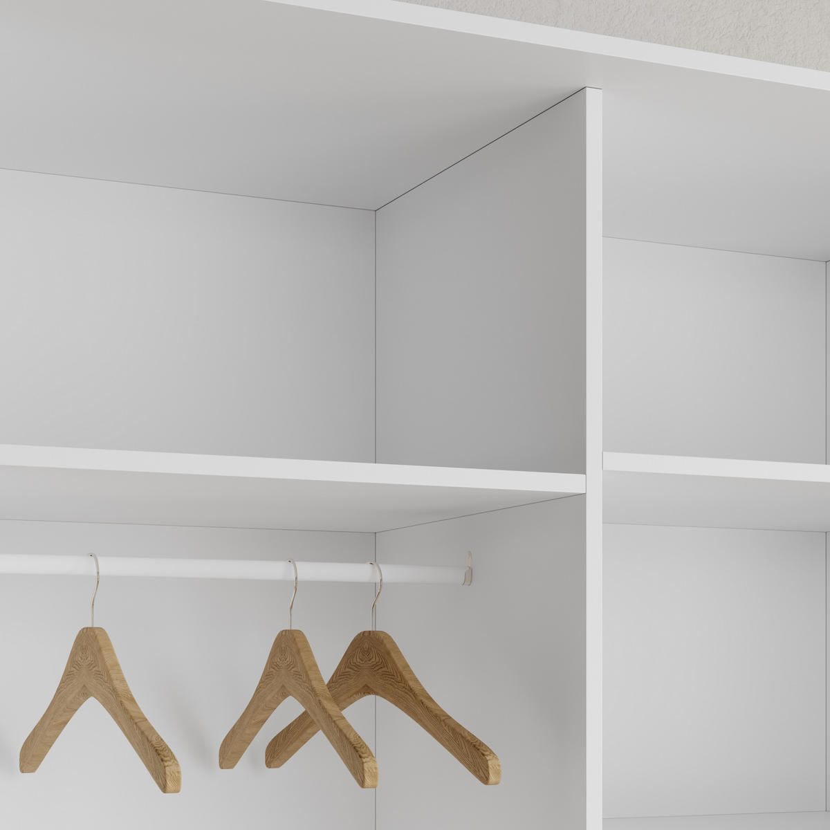 SCHWEBETÜRENSCHRANK TAVI 270/205/60 cm 3-türig mit Spiegel Schwarz - Schwarz, Holzwerkstoff (270/205/60cm) - MASSENO