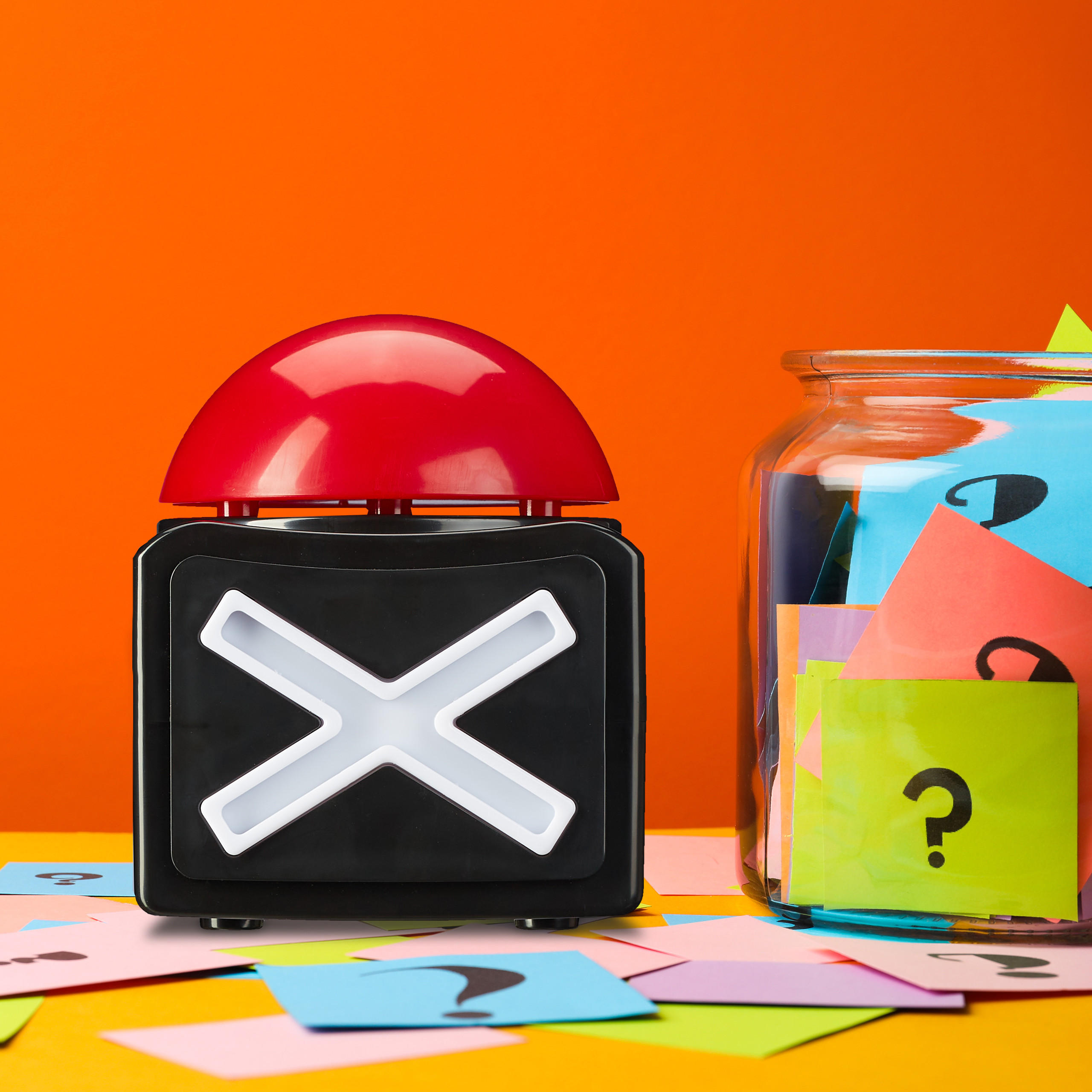 BUZZER - Multicolor, Kunststoff (9.5/10.5cm) - Relaxdays