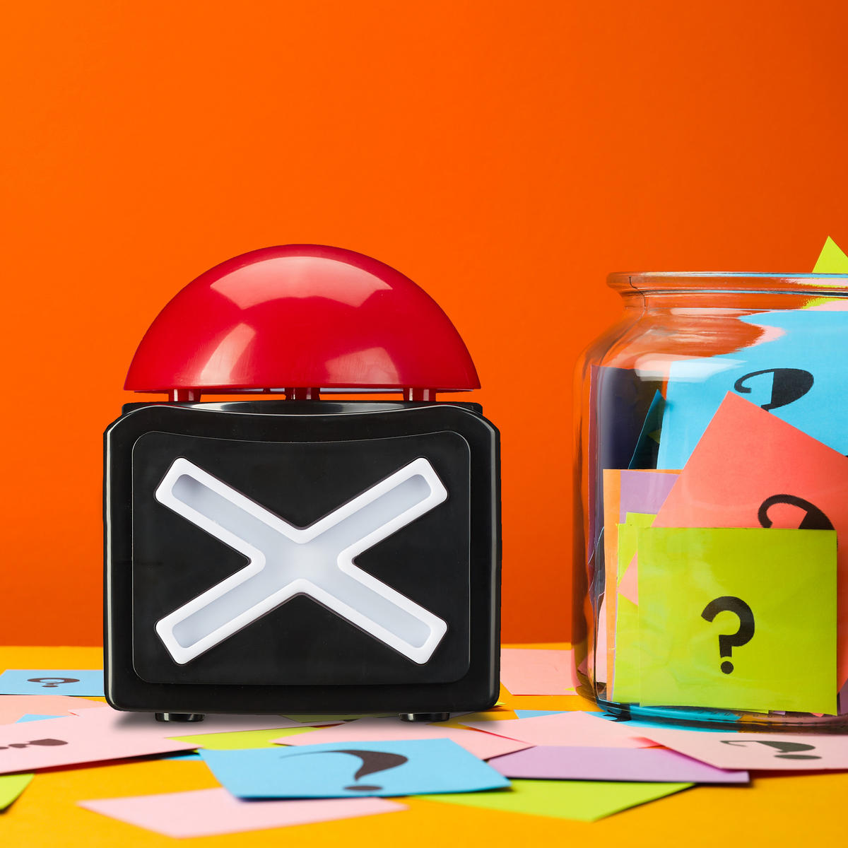 BUZZER - Multicolor, Kunststoff (9.5/10.5cm) - Relaxdays