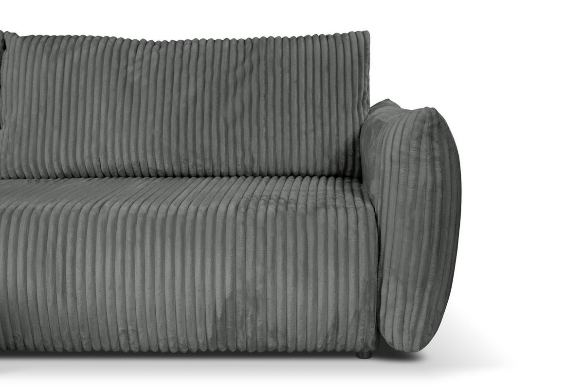 ECKSOFA HALLORA - Grau (Tilia 90) - Grau, Holzwerkstoff (257/177cm) - Möblo