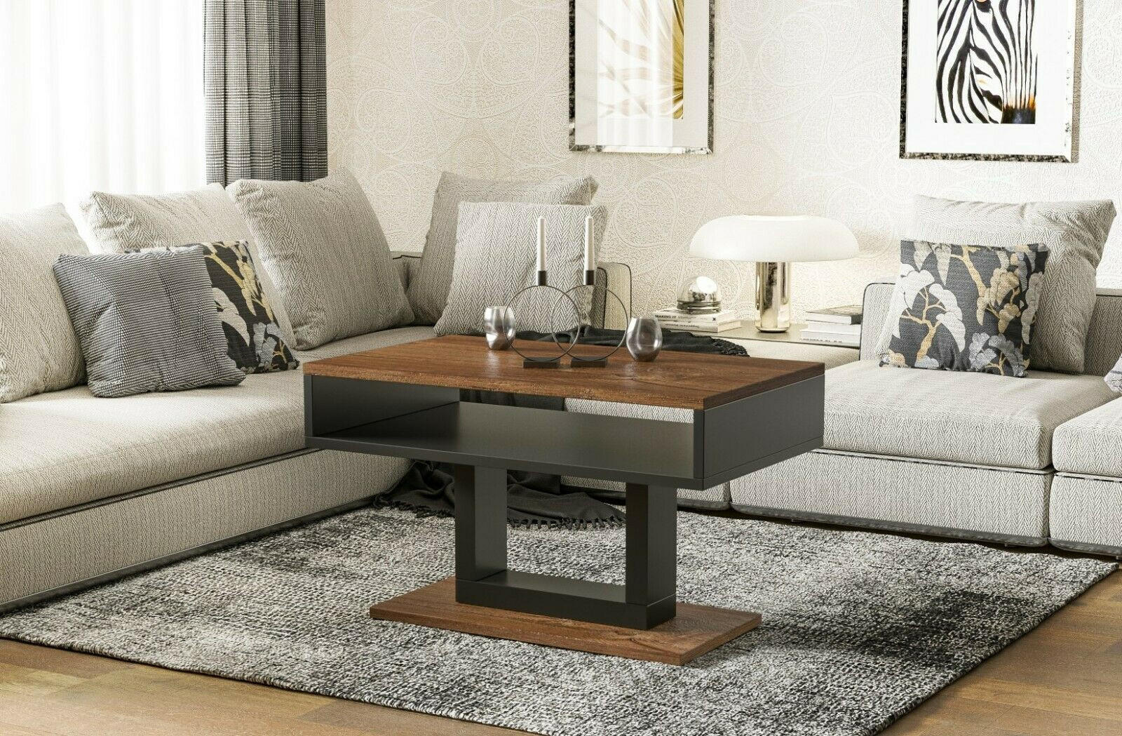 COUCHTISCH Tilo - Eiche San Remo, Holzwerkstoff (100/60/58cm) - Endo-Moebel