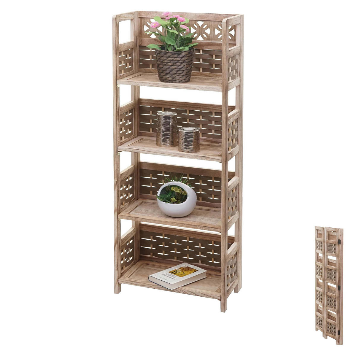 REGAL Braun - Braun, Holz (43/110/23cm) - MCW
