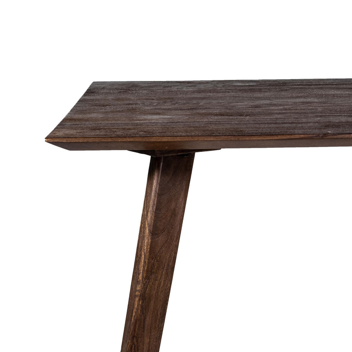 ESSTISCH aus Mangoholz 200cm, dunkelbraun - Dunkelbraun, Holz (200/90/76cm) - Giga Meubel