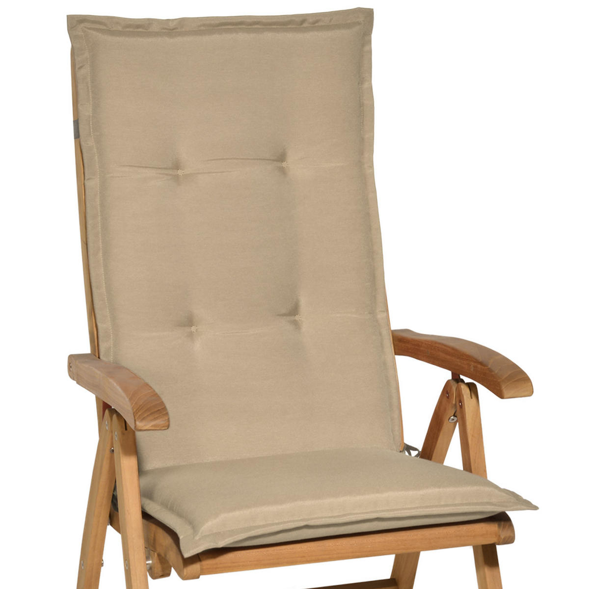 HOCHLEHNERAUFLAGE Loft HL 120/50/6 Natur 4tlg - Naturfarben, Textil (50/6/120cm) - Beautissu 