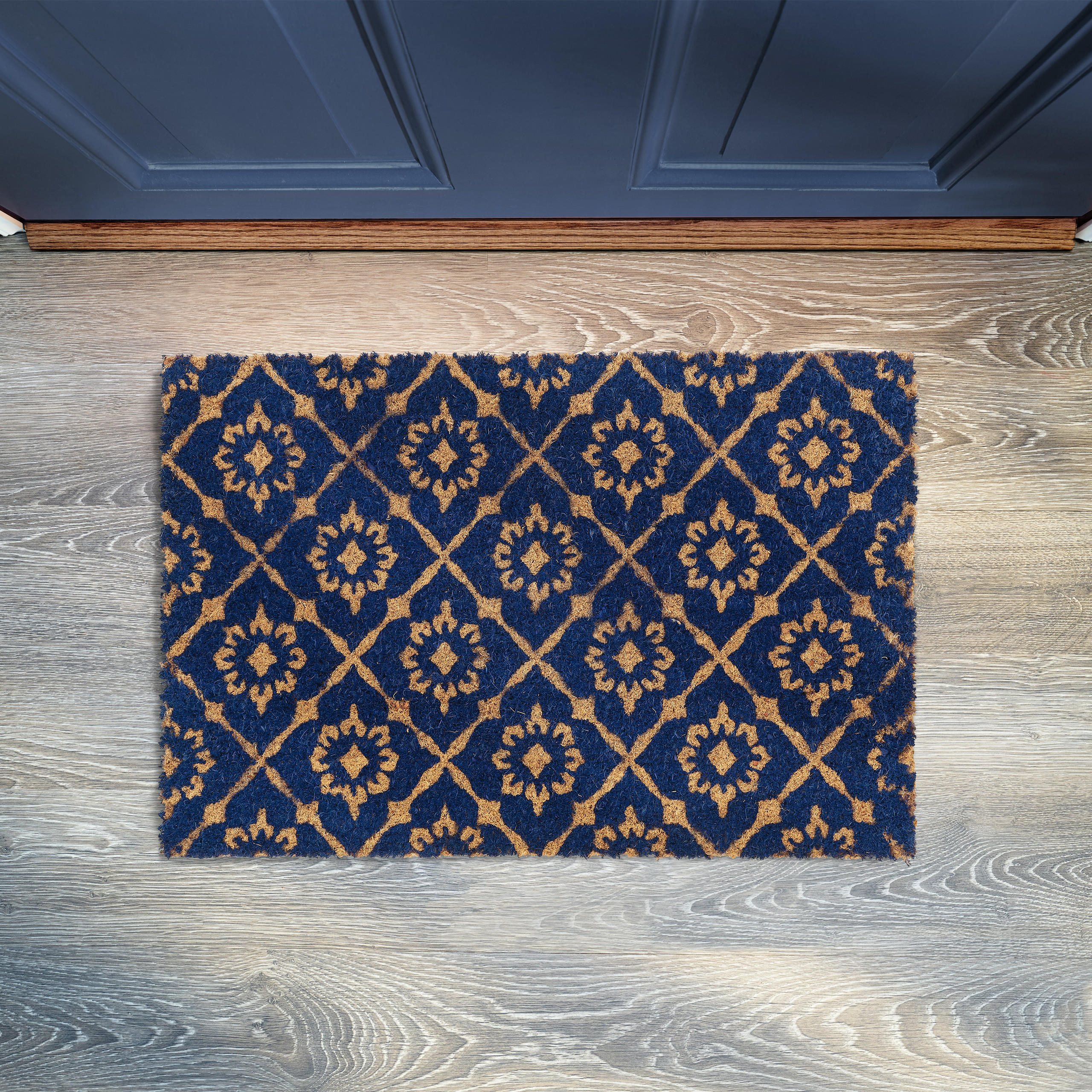 FUSSMATTE - Multicolor, Kunststoff/Textil (60/40cm) - Relaxdays